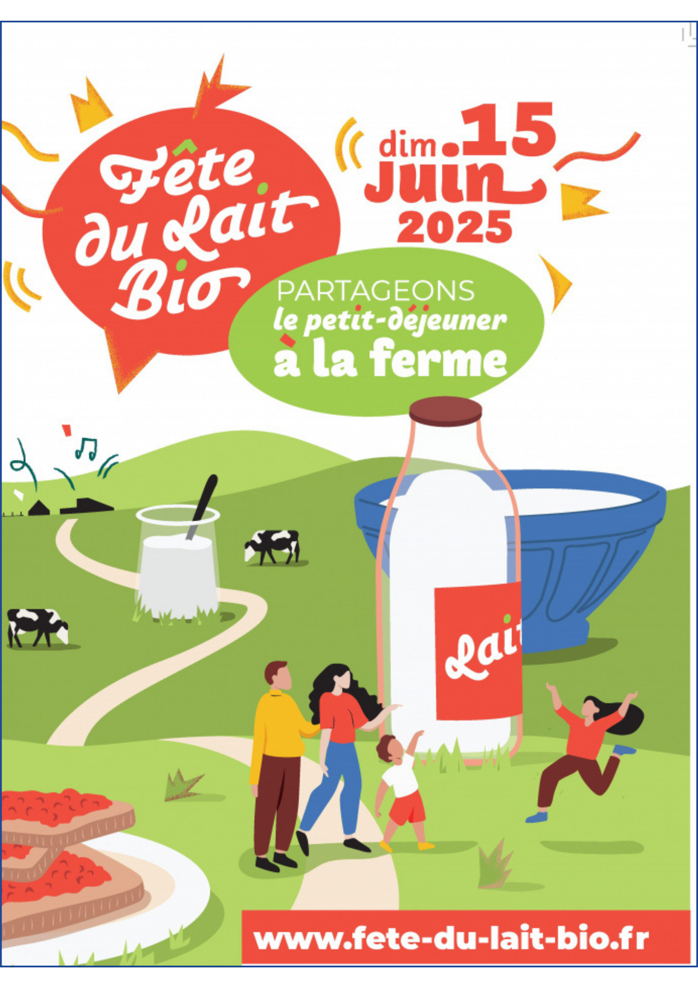 Fête du lait bio avec le GAB 56