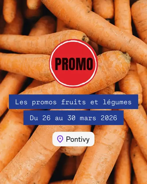 Les promos fruits et légumes du moment