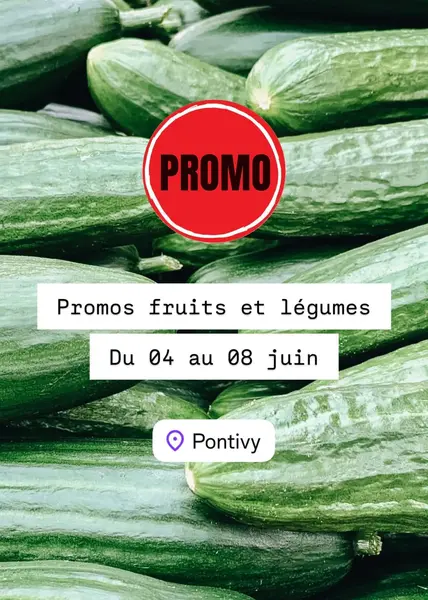 Promos fruits et légumes du moment