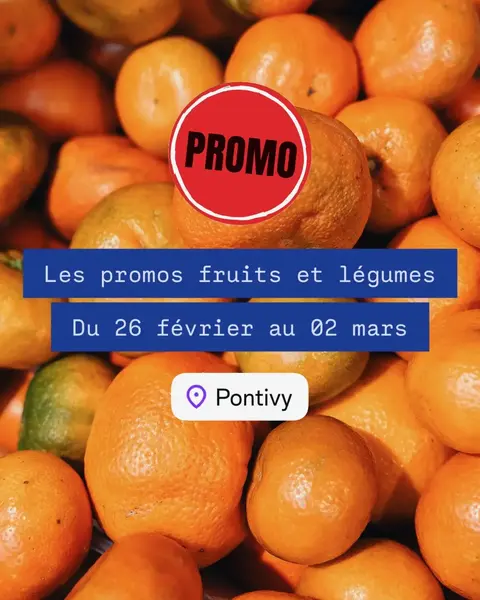 Les promotions fruits et légumes du moment