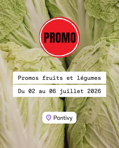 Promos fruits et légumes du moment
