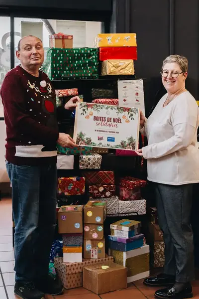 Bilan de la collecte des Boîtes de Noël solidaires au profit des Restos du Cœur