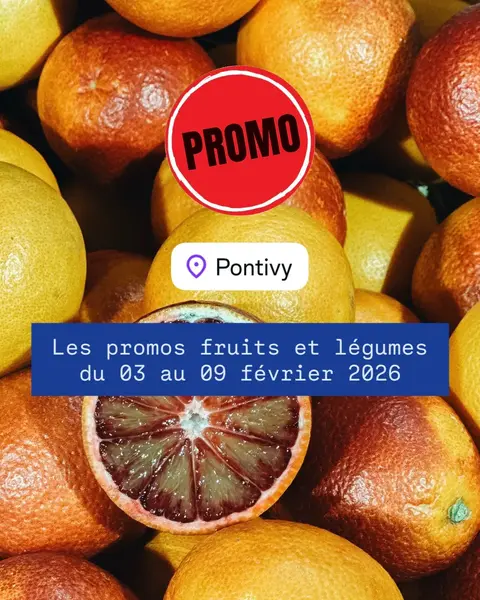 Les promotions fruits et légumes du moment